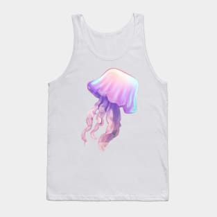 Cute Jellyfish Drawing Tank Top